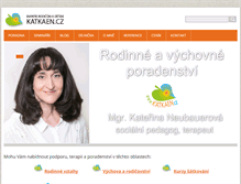 Tablet Screenshot of katkaen.cz